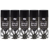 5X 151 Black Matt Spray Paint 400ml Spray Paint